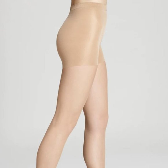 Wolford Individual 10 Control Top Shape Hosiery 18163 Gobi
